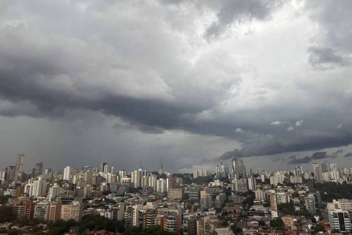 Defesa Civil emite alerta severo para tempestade em SP