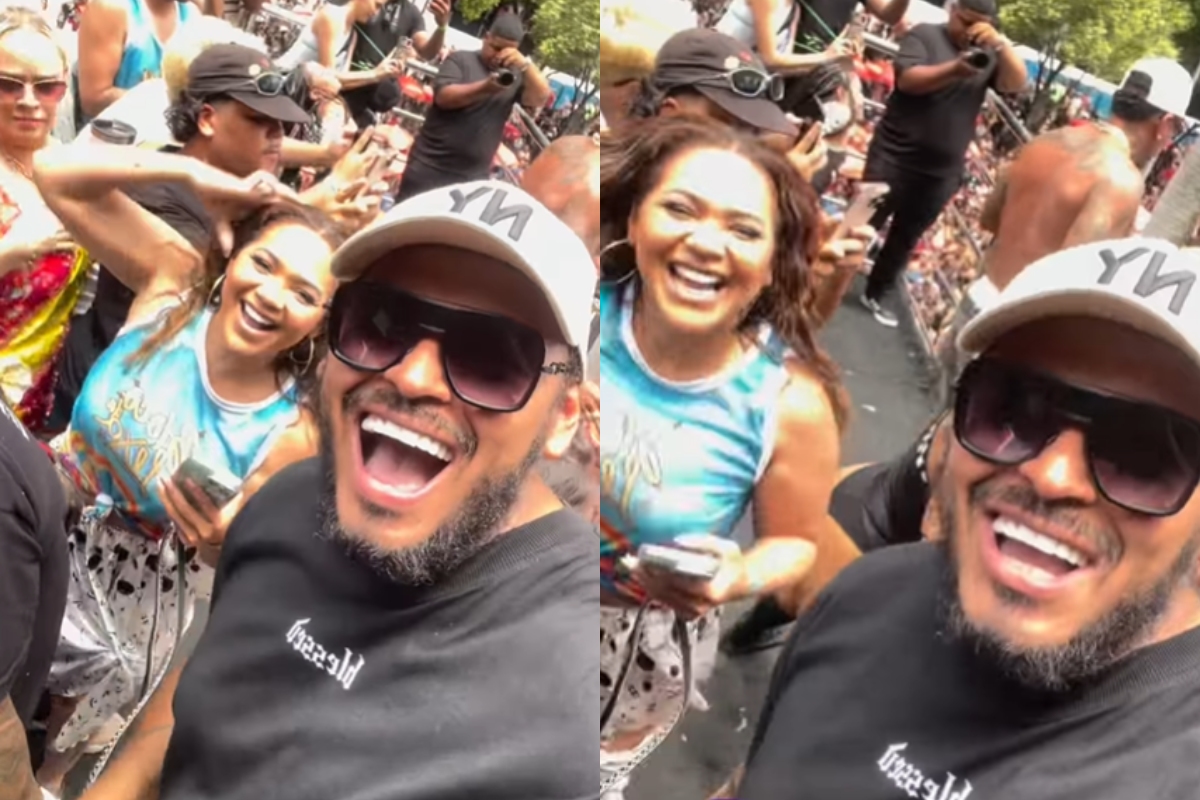 Mãe e ex-padrasto de Lexa aparecem juntos e celebram "maturidade". Vídeo