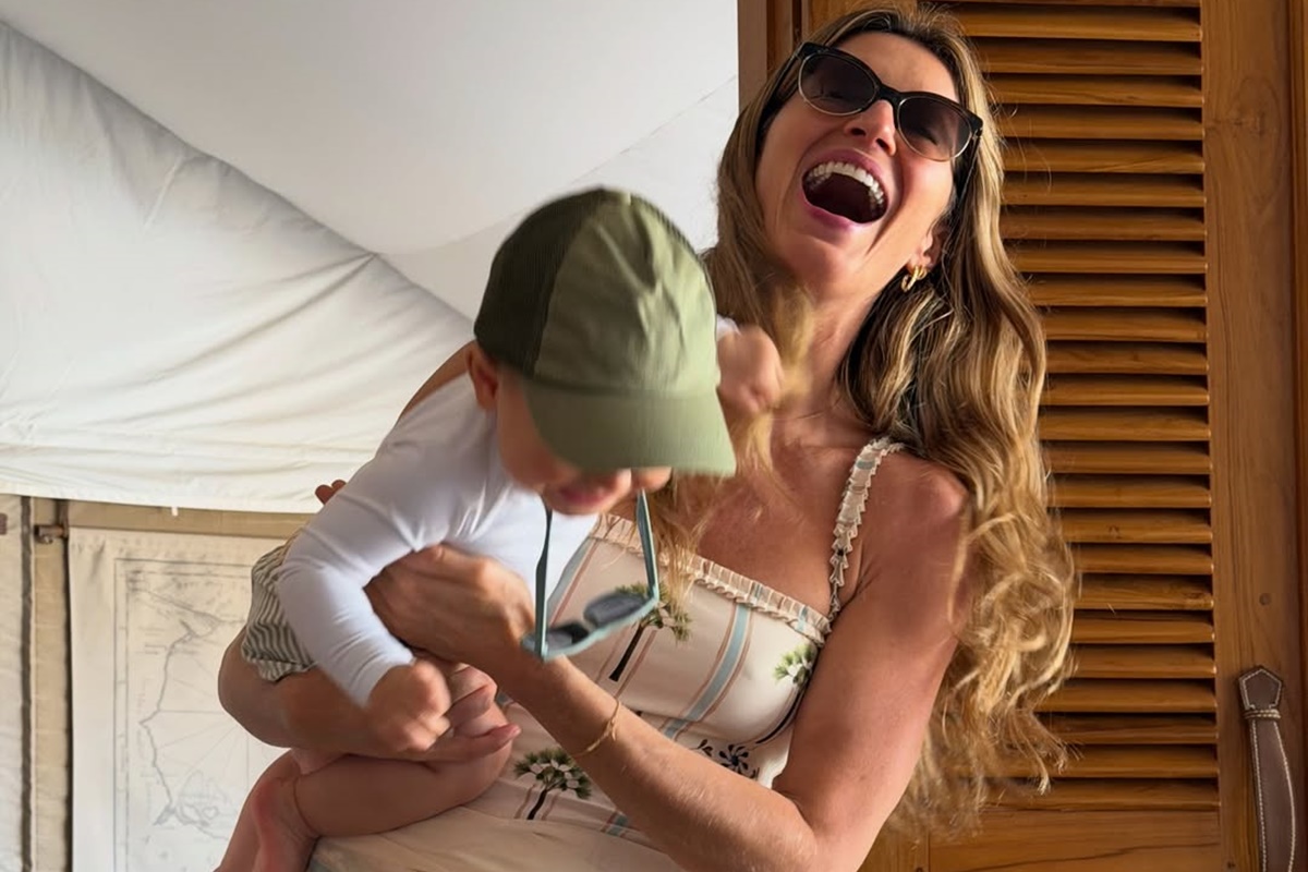 Gisele Bündchen posta fotos inéditas do filho com Joaquim Valente