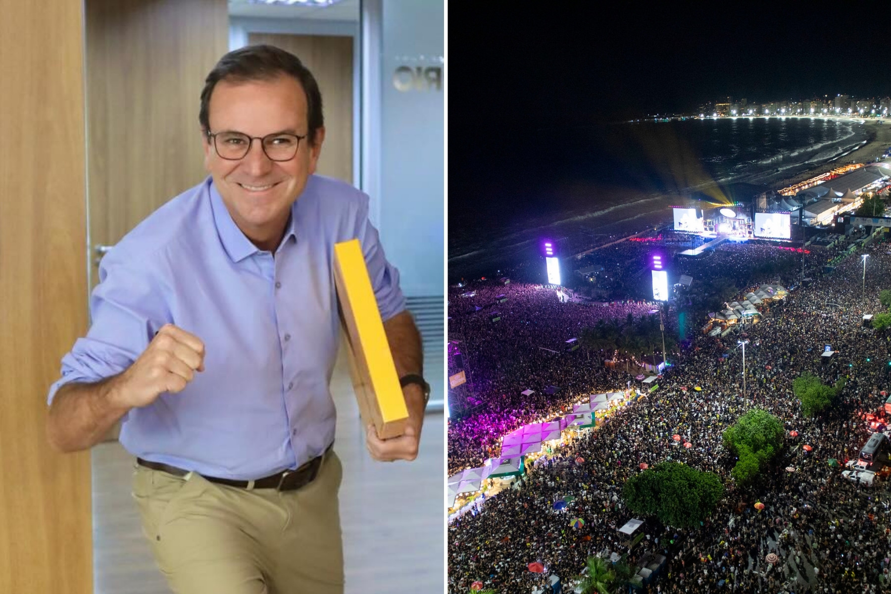 O que Eduardo Paes tem falado sobre a atração do show em Copacabana