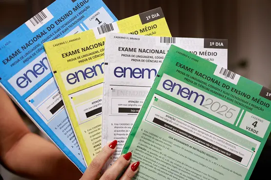 Notas do Enem 2025 já estão disponíveis na internet