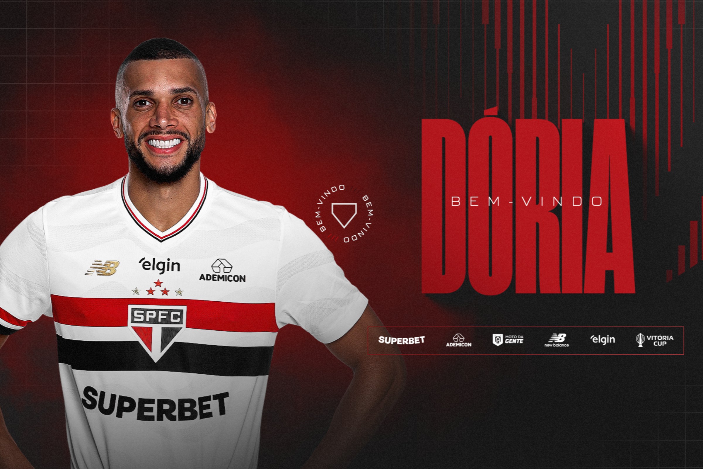 São Paulo anuncia contratação de Matheus Dória para defesa