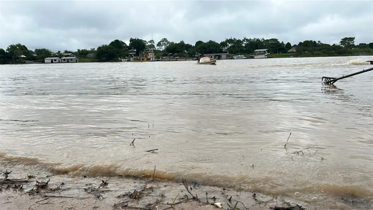Rio Juruá registra nível quase 4 metros acima do observado no ano passado