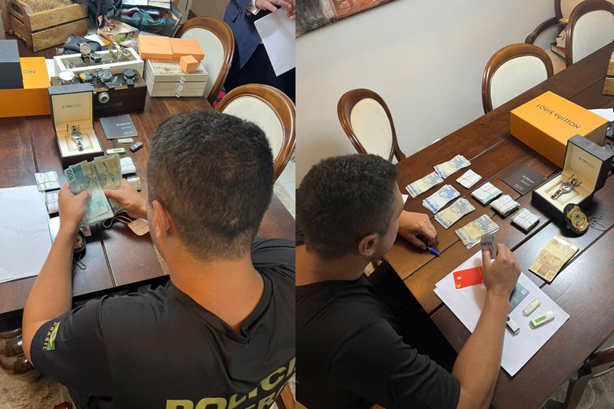 PF apreende joias, relógios e dinheiro em ação contra o Rioprevidência