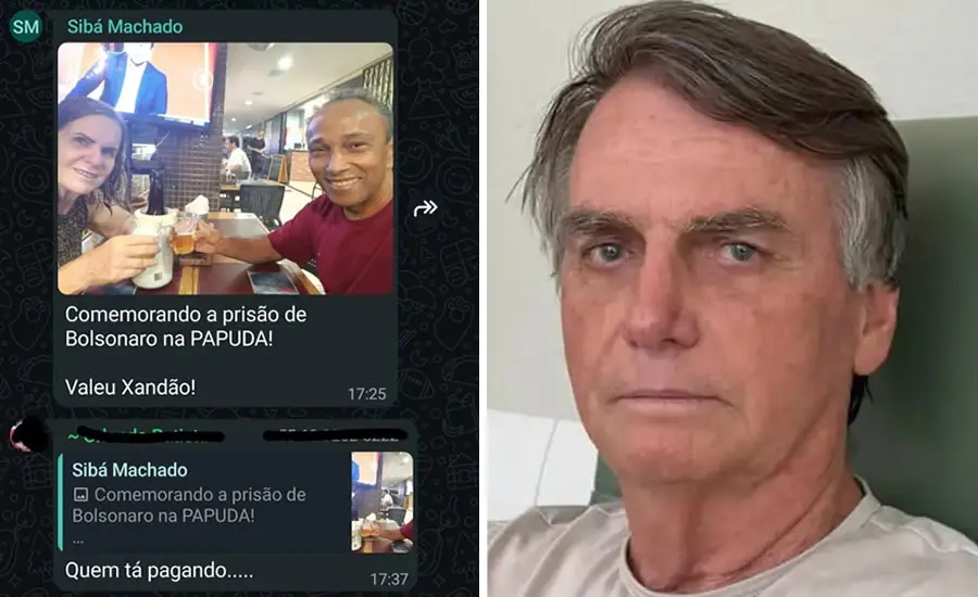 Com cerveja, Sibá festeja transferência de Bolsonaro para Papudinha