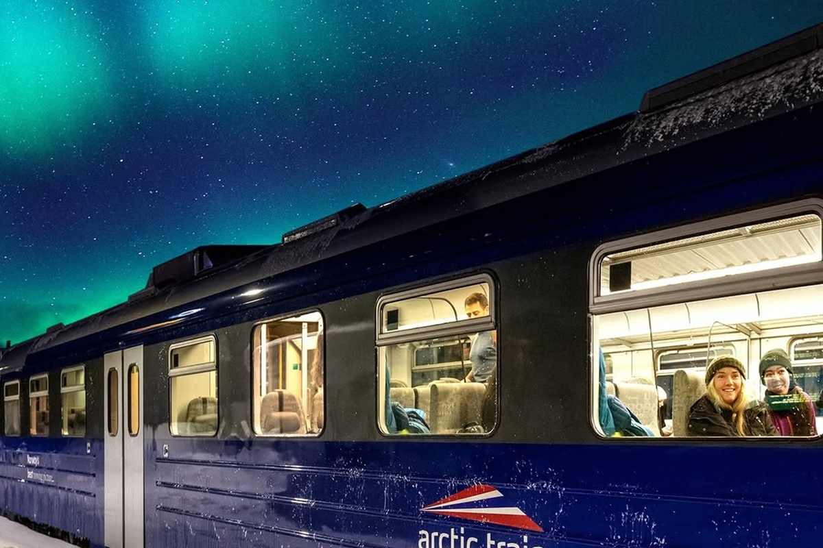 Saiba detalhes de viagem de trem "congelante" pela Aurora Boreal