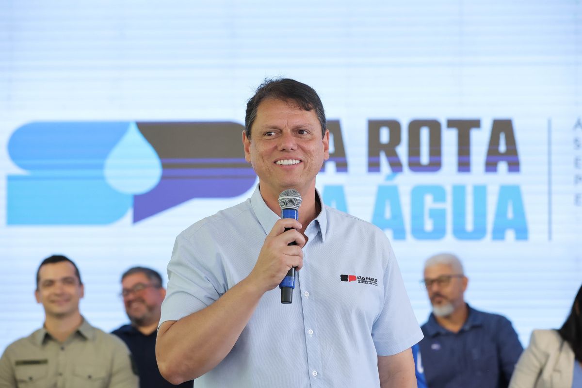 Crise hídrica e venda da Sabesp viram temor de Tarcísio para campanha