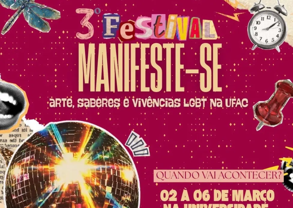 Inscrições para oficinas e mesas do Festival Manifeste-se estão abertas na Ufac