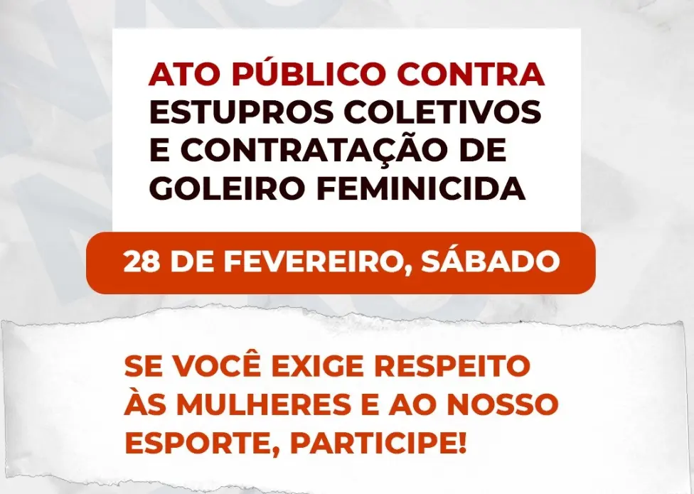Levante Feminista do Acre convoca ato contra estupros coletivos e contratação de goleiro Bruno