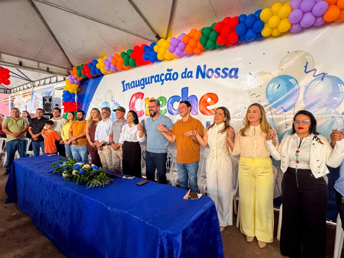 Alan Rick participa da inauguração da primeira creche da história do Quinari e anuncia novos investimentos para a cidade