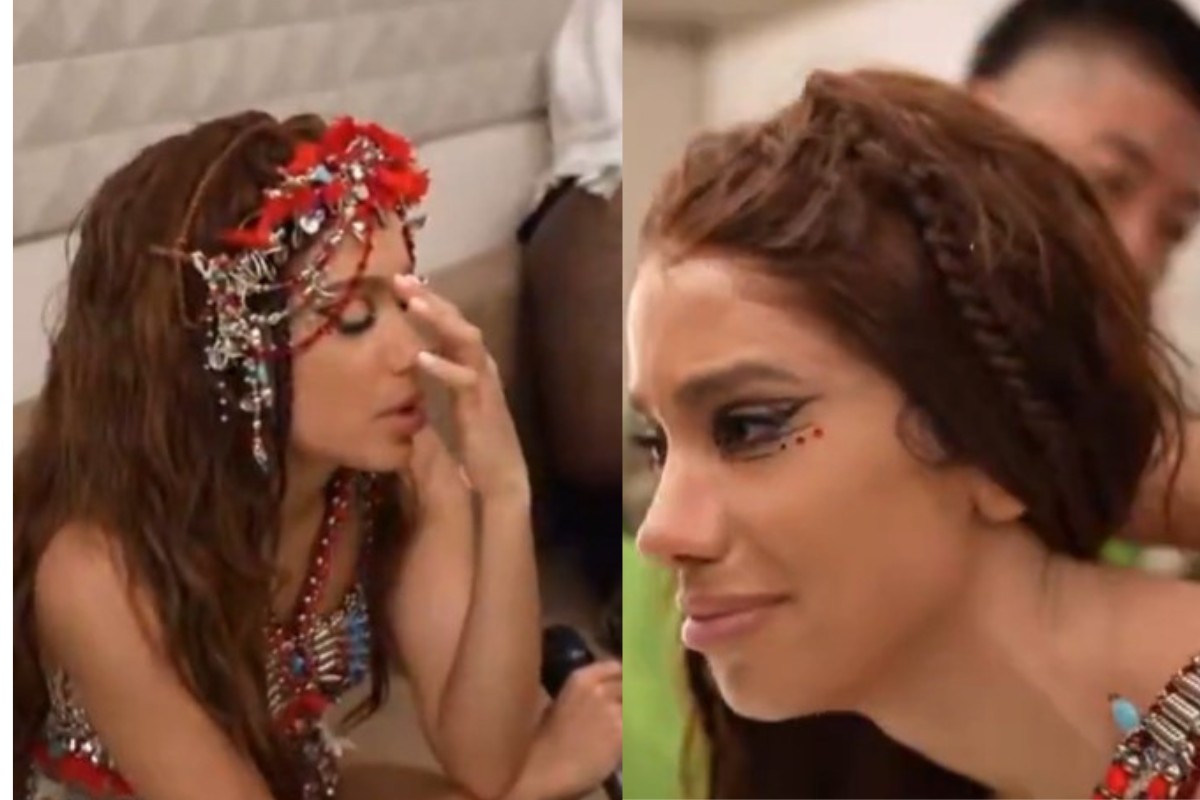 Bastidores de Anitta mostram choro e desespero após perrengue; confira