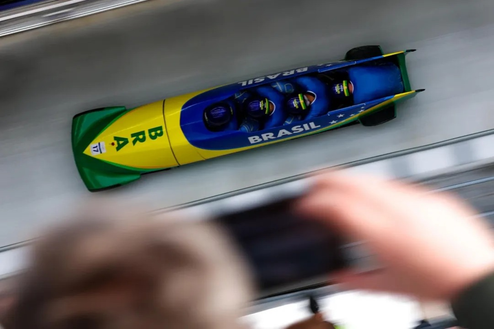 Bobsled 4-man: Brasil é 19º na terceira bateria e vai à última etapa