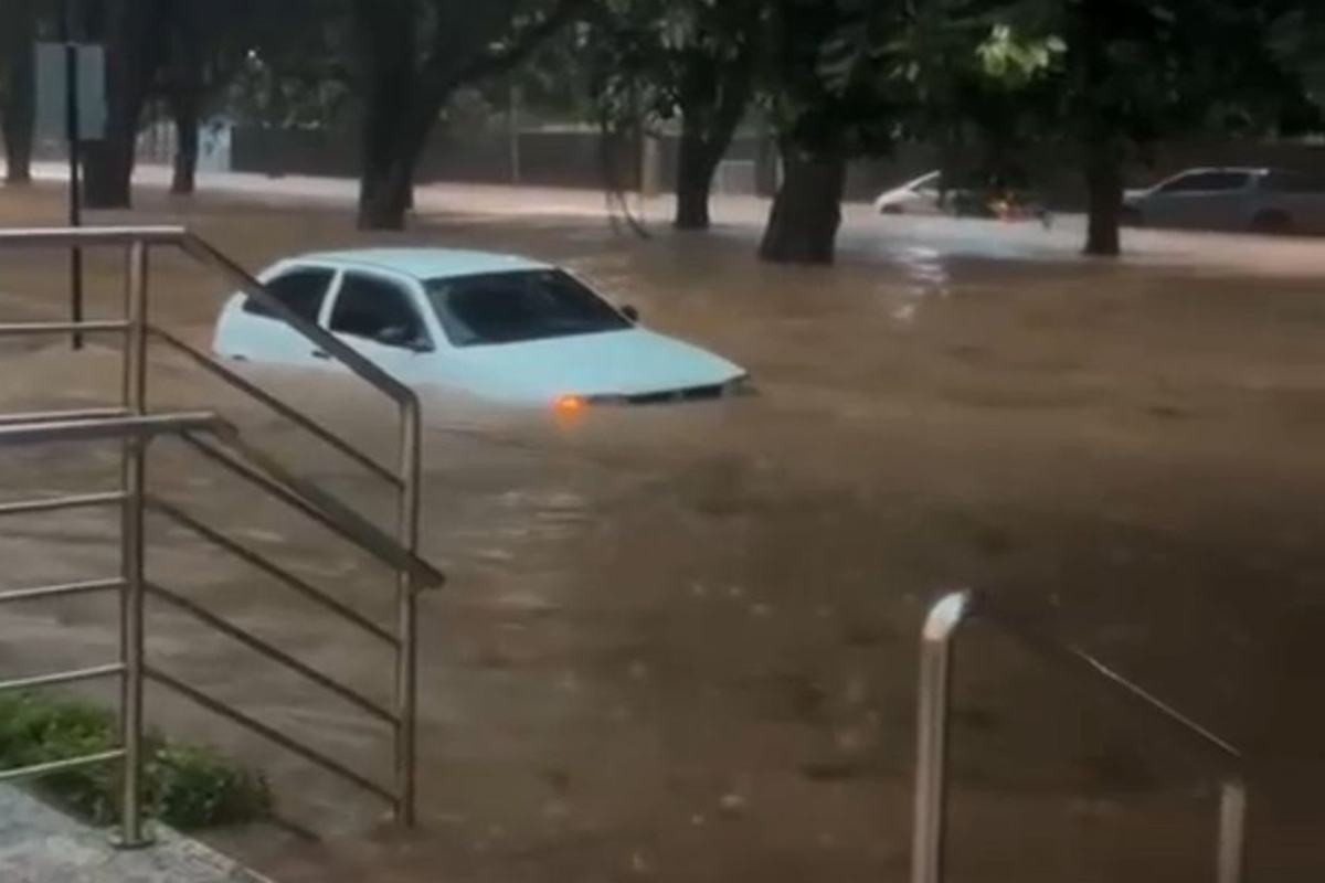 Rio Pomba transborda e deixa Cataguases (MG) debaixo d'água; vídeos