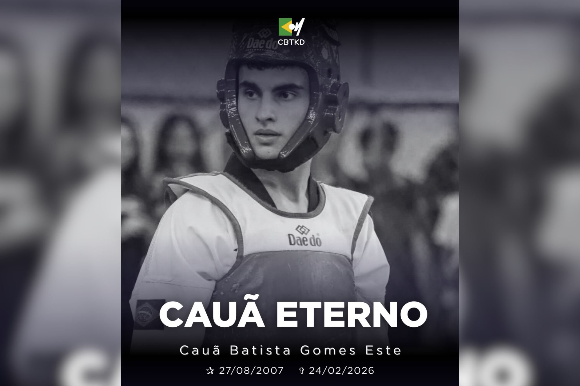 Promessa do taekwondo, Cauã Batista morre aos 18 anos no RJ