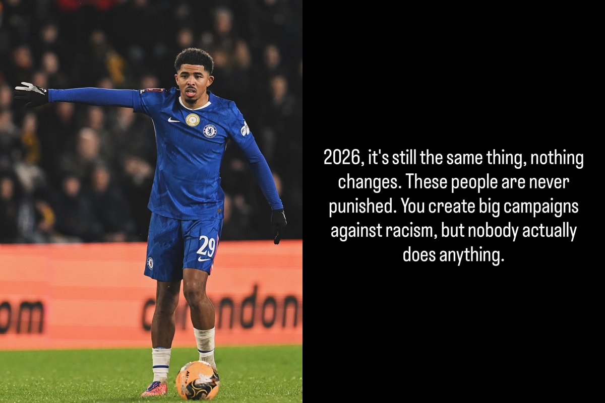 Zagueiro do Chelsea denuncia novo ataque racista: "Ninguém faz nada"