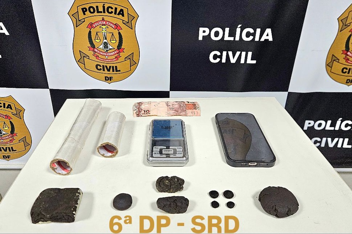 Homem e adolescente são flagrados trazendo drogas do Entorno para o DF