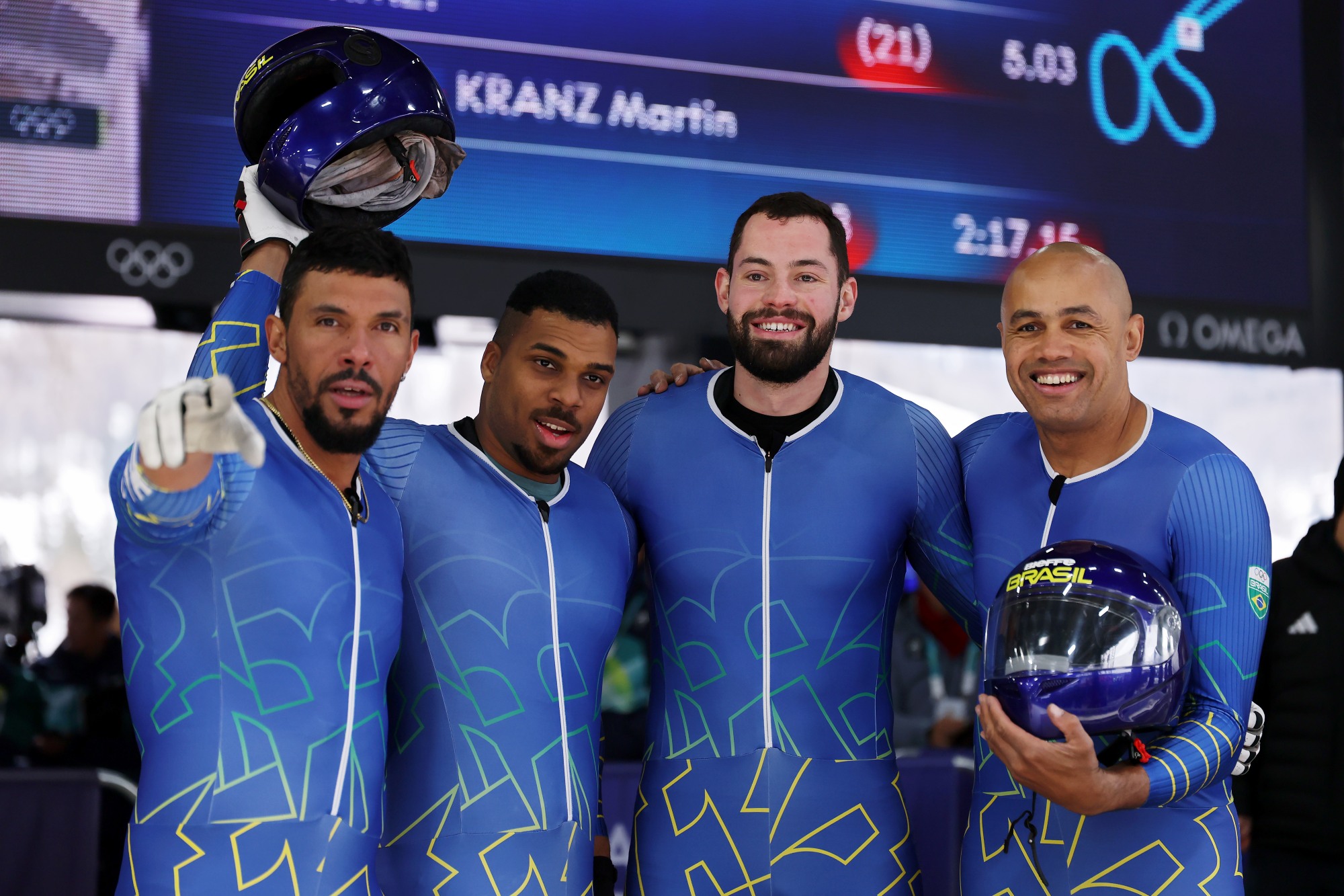 Jogos de Inverno: Brasil conquista melhor resultado no bobsled 4-man