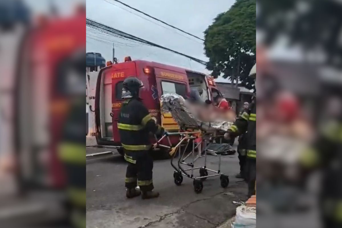 Mulher tem 100% do corpo queimado após explosão por vazamento de gás. Veja vídeo