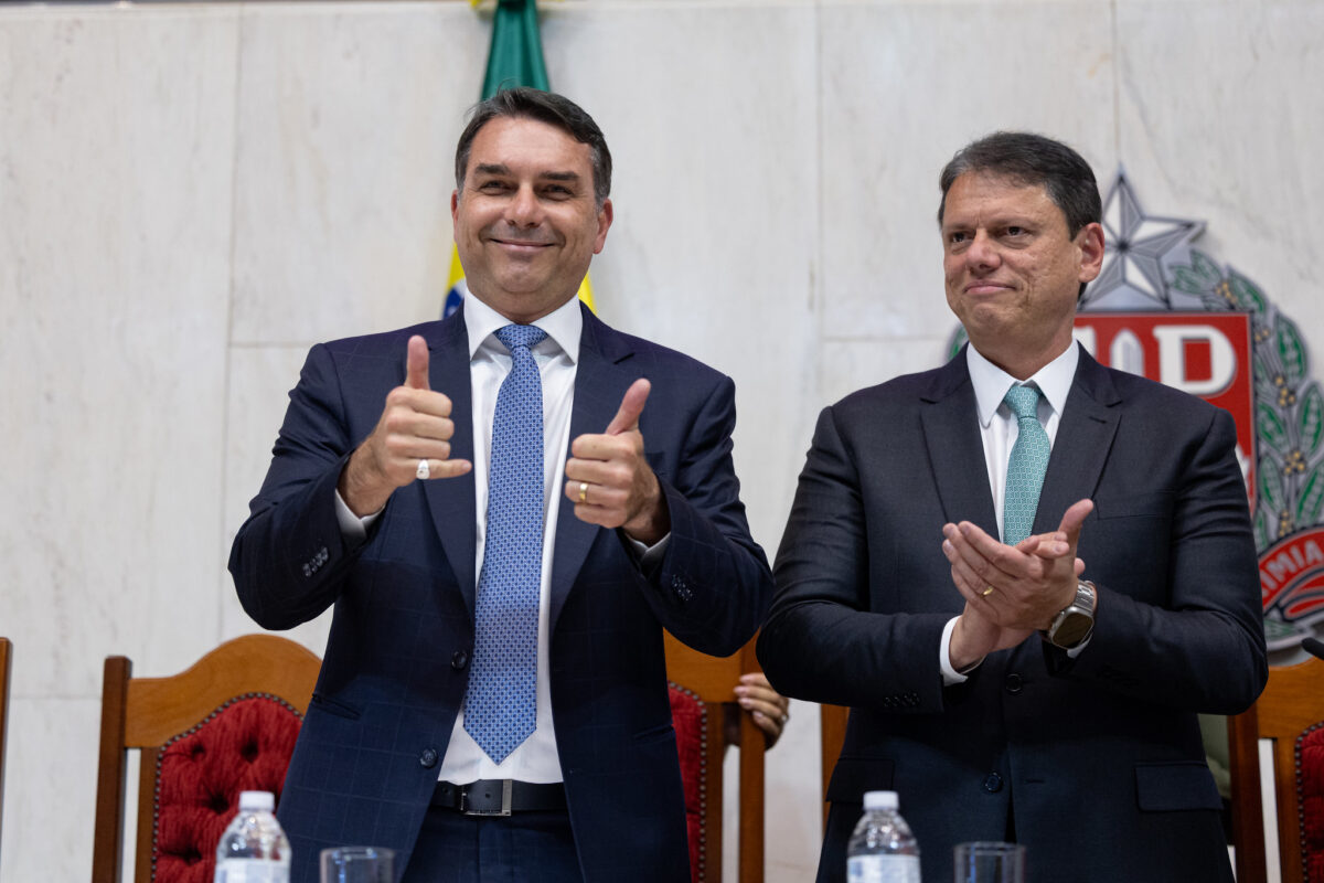Bolsonaro carregou país "no peito e na raça" na pandemia, diz Flávio