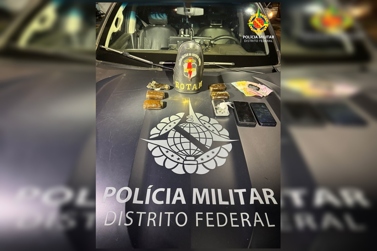 Homem que usava filhas como disfarce para traficar no DF é preso