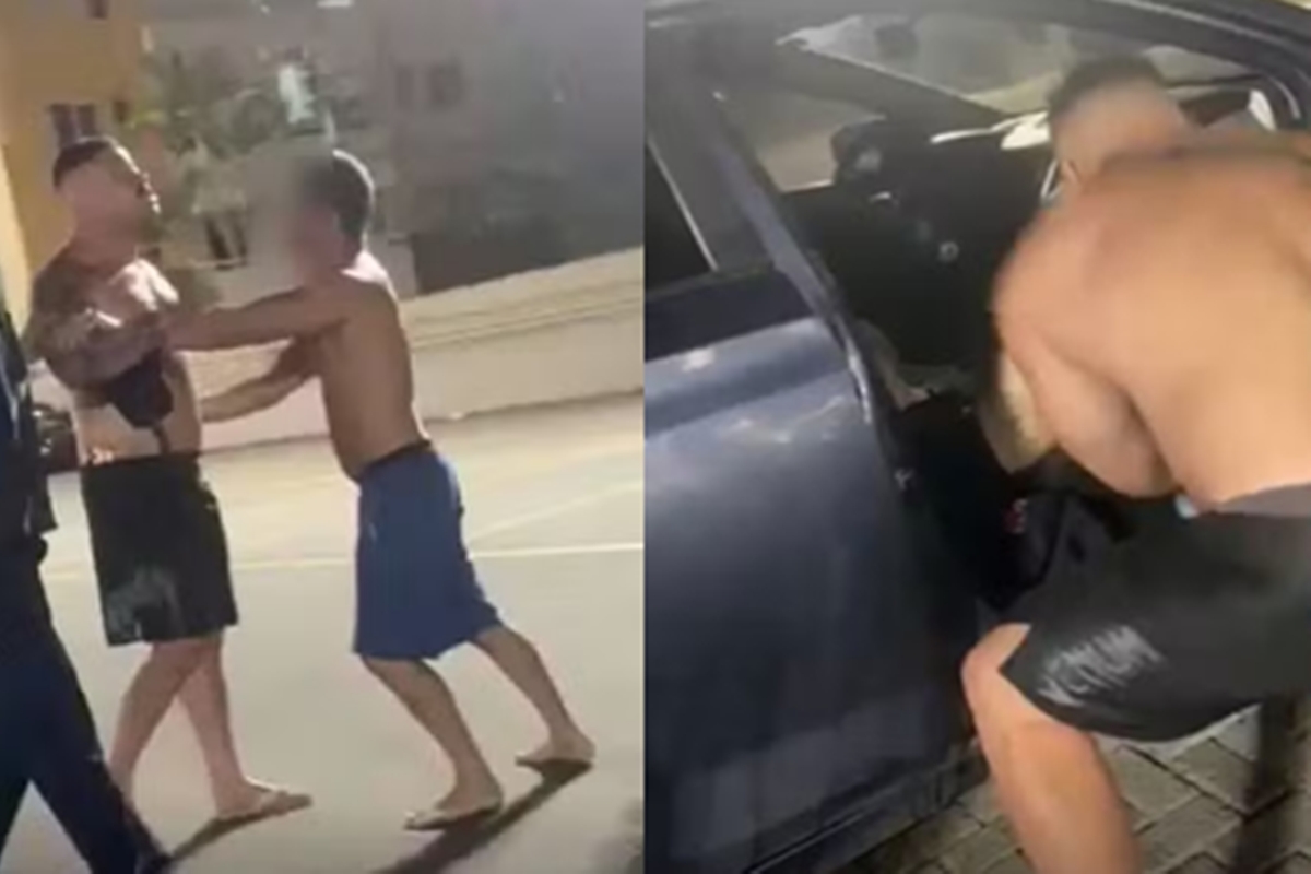 Soldado da PM é preso após agredir mulher e atacar colegas: "Recrutas". Veja vídeo