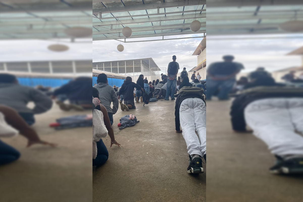 Alunos são forçados a fazer flexões como punição em escola militarizada. Veja vídeo