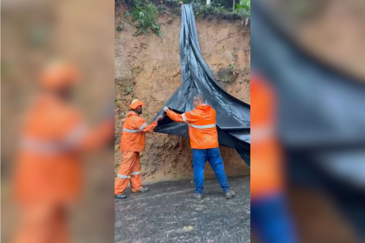 SP: Defesa Civil reabre serra interditada por risco de deslizamento