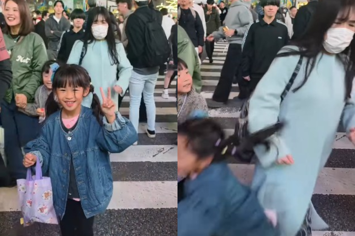 Vídeo de criança sendo empurrada em rua de Tóquio gera indignação. Veja
