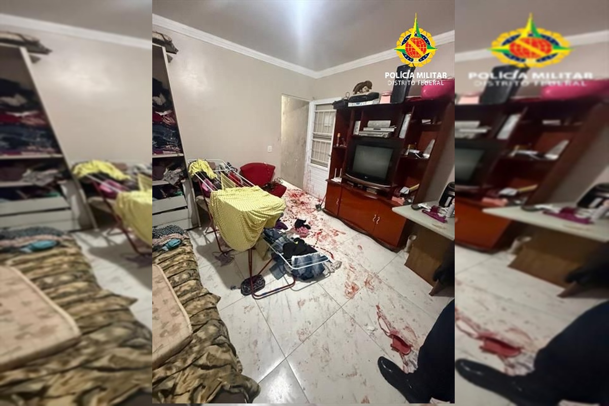 Homem tenta matar companheira com facada no tórax e acaba preso no DF