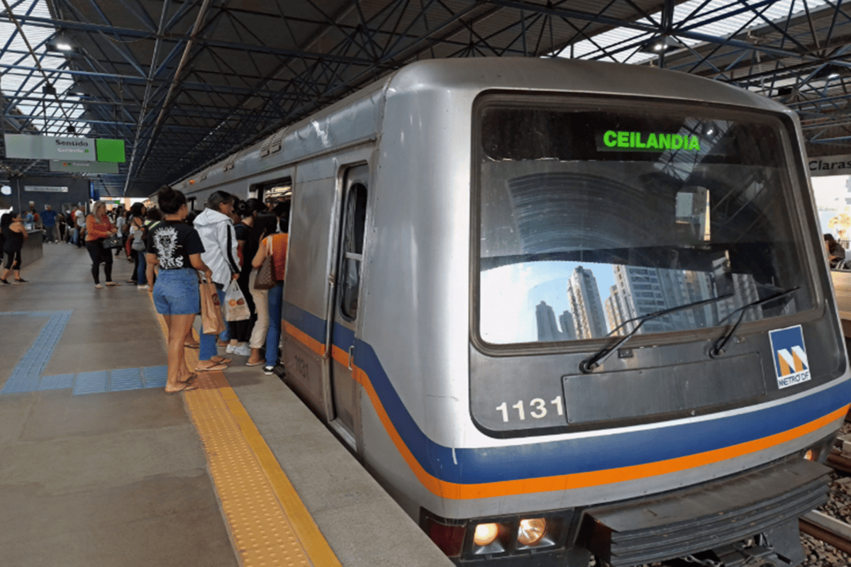 Metrô-DF reabre licitação para expansão de linha em Ceilândia